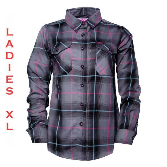 DIXXON FLANNEL x SHREDDY Flannel Shirt -  Collab V7 - Women's XL - Picture 1 of 12